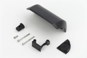 Bosch Kit Batteriehalter-Oberteil für Gepäckträgerakku Performance, Anthrazit